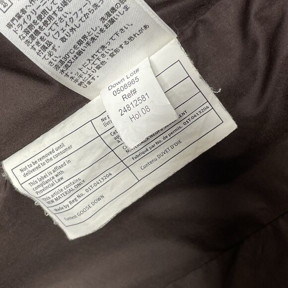 Womens Goose Down Puffer Vest Brown XS - Picture 7 of 11